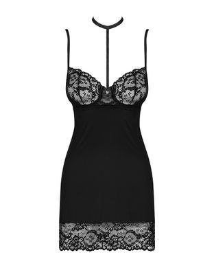 Сорочка Obsessive Raquelia chemise & thong L/XL