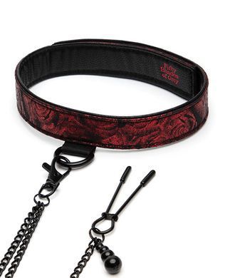 Ошейник с зажимами на соски Sweet Anticipation Fifty Shades of Grey Collar Nipp