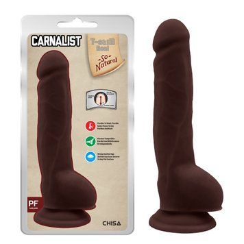 Фаллоимитатор&nbsp;с&nbsp;хребтом&nbsp;Chisa Carnal&nbsp;Pleasure&nbsp;Brown