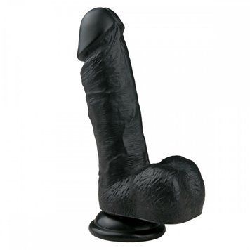Фаллоимитатор EasyToys&nbsp;Realistic&nbsp;Dildo&nbsp;-&nbsp;17,5&nbsp;см&nbsp;черный