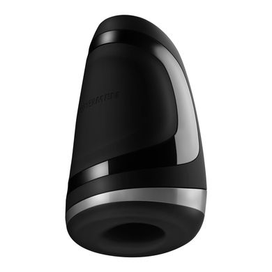 Мастурбатор Satisfyer Men Heat Vibration имитатор минета, подогрев и вибрация, стимуляция головки, Черный