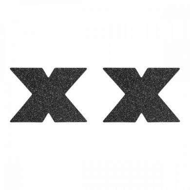Пестиси у вигляді хрестів Bijoux Indiscrets, чорні