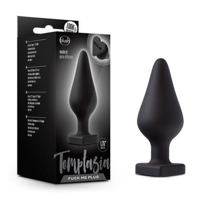 Анальна пробка Temptasia Blush - Fuck Me Anal Plug - Black