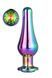DT21822 Анальная пробка конической формы Dream Toys GLEAMING LOVE COLOURED PLEASURE PLUG L