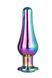 DT21822 Анальная пробка конической формы Dream Toys GLEAMING LOVE COLOURED PLEASURE PLUG L