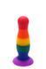 Райдужна анальна пробка COLOURFUL LOVE PLUG