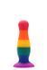 Райдужна анальна пробка COLOURFUL LOVE PLUG