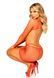 Leg Avenue Cut Out mini dress OS Red