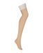 Сексуальные чулки Obsessive Lilyanne stockings white S/M