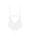 Эротическое полупрозрачное боди Obsessive Heavenlly crotchless teddy M/L, с доступом