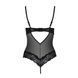 Боді з відкритими грудьми NORTH BODY black S/M - Passion Exclusive, Черный