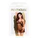 Приталенная сорочка-сетка со стрингами Penthouse - All Yours Black L/XL, Черный