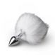 Металева&nbsp;анальна&nbsp;пробка&nbsp;з&nbsp;помпоном&nbsp;білий&nbsp;Bunny&nbsp;Tail&nbsp;Plug&nbsp;Easy Toys