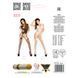 Бодістокінг Passion BS019 white, комбінезон, імітація панчіх і пояса, Білий