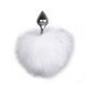 Металева&nbsp;анальна&nbsp;пробка&nbsp;з&nbsp;помпоном&nbsp;білий&nbsp;Bunny&nbsp;Tail&nbsp;Plug&nbsp;Easy Toys