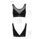 Топ с прозрачной вставкой Passion PS002 TOP black, size L