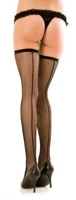 Панчохи FISHNET THIGH HIGH W. BACKSEAM