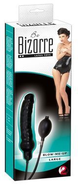 Фалоімітатор реаліст з накачуванням You2Toys PL Blow me up Dildo чорний, 25 х 4.2 см