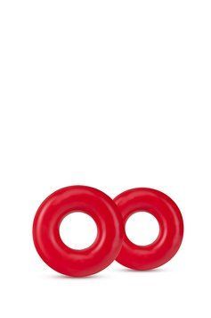 Набор эрекционных колец STAY HARD DONUT RINGS OVERSIZED RED