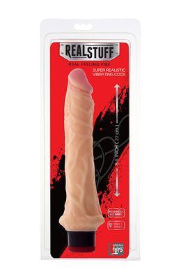 Вібромасажер реаліст Dream toys RealStuff, тілесний, 22 см