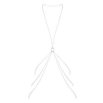 Цепочка для тела Bijoux Indiscrets Magnifique 8 Body Chain &mdash; Silver, Серебристый