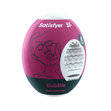 Самосмазывающийся мастурбатор яйцо Satisfyer Egg Bubble