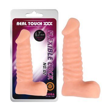 Фаллоимитатор&nbsp;с&nbsp;хребтом Chisa&nbsp;-&nbsp;Flexible&nbsp;Cock&nbsp;No.02&nbsp;Dild