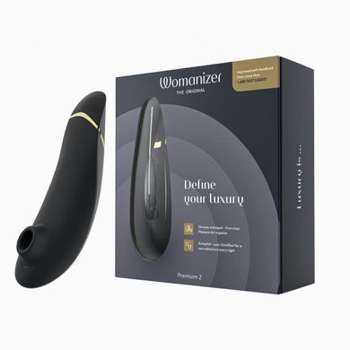 Вакуумний кліторальний стимулятор Womanizer Premium 2 BLACK