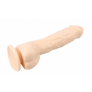 Фалоімітатор з мошонкою на присосці Chisa Ballsy Super Cock, тілесний