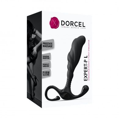 Ручной эргономичный массажер простаты Dorcel Expert P size L, Черный