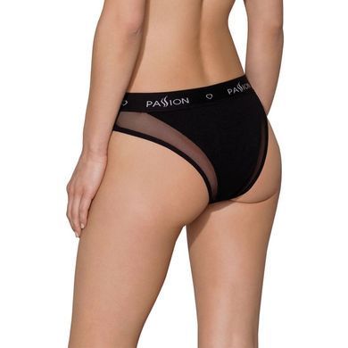 Трусики с прозрачной вставкой Passion PS002 PANTIES black, size L