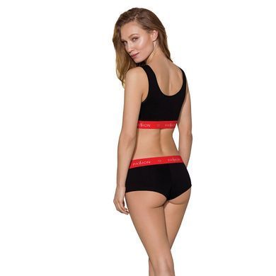 Спортивный топ на широких бретелях Passion PS003 TOP black, size L