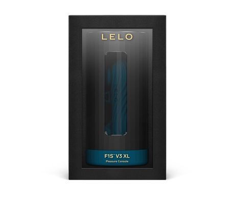 Смарт-мастурбатор LELO F1S V3 XL Teal, увеличенный, 2 мотора, 8 режимов, стимуляция звуковыми волнами