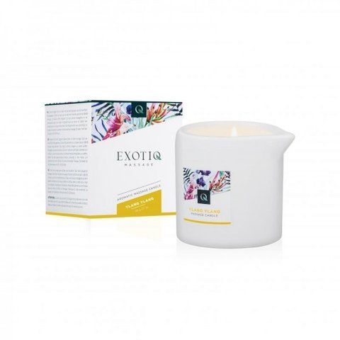 Свічка для масажу з ароматом іланг-ілангу Exotiq Massage Candle Ylang Ylang -