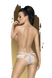 Трусики Penthouse Catch me white (S/M)