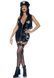 Leg Avenue Vinyl Naughty Cop Black M