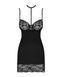 Сорочка Obsessive Raquelia chemise & thong S/M