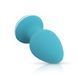 Анальная вибропробка Cala Azul - Blanca Vibrating anal plug