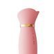 Вібратор з підігрівом та вакуумною стимуляцією клітора Zalo - ROSE Vibrator Strawberry Pink