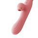 Вібратор з підігрівом та вакуумною стимуляцією клітора Zalo - ROSE Vibrator Strawberry Pink