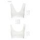 Спортивный топ из эластичного хлопка Passion PS005 TOP white, size M