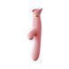 Вібратор з підігрівом та вакуумною стимуляцією клітора Zalo - ROSE Vibrator Strawberry Pink