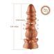 Силиконовый дилдо Hismith Spiral Grain Silicone Dildo Monster Series