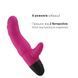 Вібратор рельєфний Adrien Lastic Cyclone Magenta зі стимуляцією точки G, два мотора, Малиновый