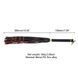 Флогер LOCKINK SEVANDA Red & Black Braided Tail Flogger