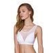 Топ з прозорою вставкою Passion PS002 TOP white, size L
