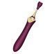 Мультифункциональный вибратор Zalo &mdash; Bess 2 Velvet Purple, 4 насадки, подогрев