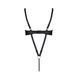 Боди из экокожи Celine Body black L/XL &mdash; Passion: с доступом, открытый
