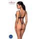 Боди из экокожи Celine Body black L/XL &mdash; Passion: с доступом, открытый