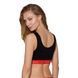 Спортивный топ на широких бретелях Passion PS003 TOP black, size L